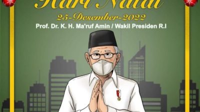 Ucapkan Selamat Natal, Wapres Sampaikan Pesan Ini Kepada Umat Kristiani
