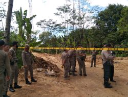 Sebabkan Puluhan Pengendara Berjatuhan, Galian Ilegal di Cariu Akhirnya Ditutup Satpol PP Kabupaten Bogor