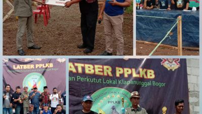 Pererat Tali Silaturahmi, Komunitas Pecinta Burung Perkutut Klapanunggal Gelar Lomba Perdana