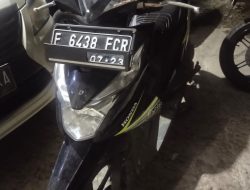 Ketahuan Warga, Maling Motor di Babakan Madang Digiring ke Kantor Polisi
