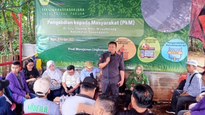 Situ Tlajung Hilir Mendapat Sentuhan dari Manajemen Lingkungan UNPAK