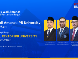 4 Wakil Rektor IPB University Periode 2023-2028 Ditetapkan, Ini Nama-namanya