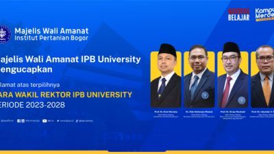 4 Wakil Rektor IPB University Periode 2023-2028 Ditetapkan, Ini Nama-namanya