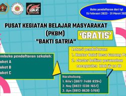 PWI, BTJ dan Katar Desa Gunung Putri Gelar Kegiatan Kejar Ijazah Paket Secara Gratis