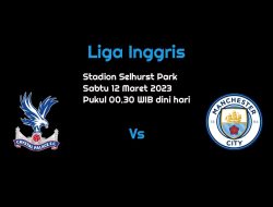 Prediksi Crystal Palace vs Manchester City di Liga Inggris