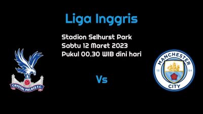 Prediksi Crystal Palace vs Manchester City di Liga Inggris