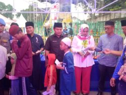Pasar Malam Perdana Ria, Berbagi Bersama Anak Yatim di Kota Batu Ciomas