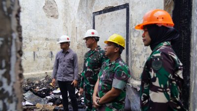 Pasca Kebakaran RS Salak, Danrem Bersama Forkopimda Kota Bogor Tinjau Denkesyah