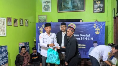 Katar Kecamatan Cigombong Tutup Program Safari Ramadhan dengan Bagikan 100 Paket Sembako untuk Lansia