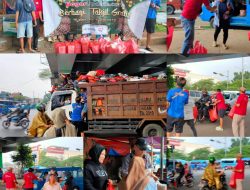 BogorUpdate.com Bersama PT SBI Bagikan 200 Box Takjil di Flyover Cileungsi