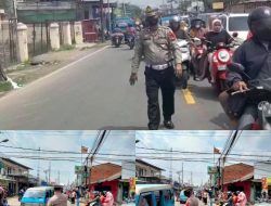 Polsek Cibungbulang Atur Lalin Menuju Wisata GSE yang Masih Dipadati Pengunjung