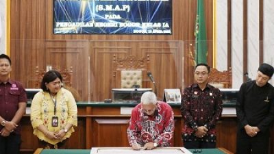 Pemkot Bogor Dukung Pengadilan Negeri Bogor Raih Predikat SMAP