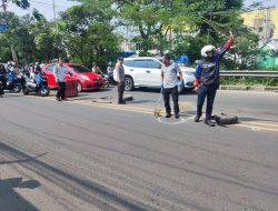 Terlindas Mobil Truk, Penumpang Motor Vixion Ini Meninggal Ditempat