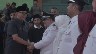 Lantik Empat Kades Periode 2023-2029, Ini Pesan Iwan Setiawan