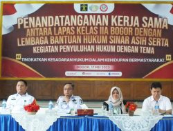 Lapas Paledang Bogor Sediakan Bantuan Hukum untuk Warga Binaan