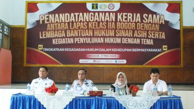 Lapas Paledang Bogor Sediakan Bantuan Hukum untuk Warga Binaan