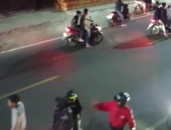 Terekam CCTV, Puluhan Pemuda Diduga Gangster dan 3 Wanita Serang Warga Cibungbulang
