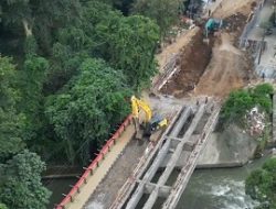 Perumda Tirta Pakuan Segera Pindahkan Pipa di Jembatan Jalur Lintasan Jokowi