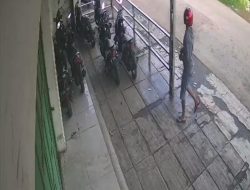 Motor Karyawati di Leuwiliang Digondol Maling, Aksi Pelaku Terekam CCTV