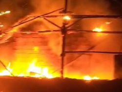 Diduga Korsleting listrik, 1 Rumah di Sukamulih Sukajaya Hangus Terbakar