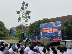 Sasar Pemilih Pemula Yang Berintegritas, Panwascam Kemang Gelar Bawaslu Road To School di SMKN 01 Kemang