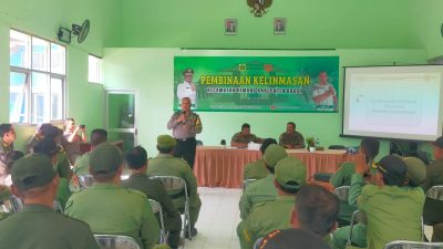 Jelang pemilu 2024, Linmas Se-Kecamatan Kemang Diberikan Pembinaan dan Pembekalan