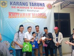 Katar Dusun 5 Tlajung Udik Gelar Santunan dan Khitan 65 Anak Gratis