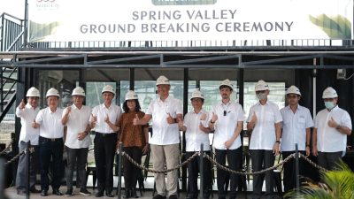 Ketua AREBI Bogor Resmikan Ground Breaking Perdana di Sentul City