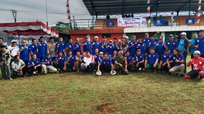 Sambut HUT RI Ke-78, Pemdes Cikahuripan Gelar Turnamen Sepakbola Kades Cup