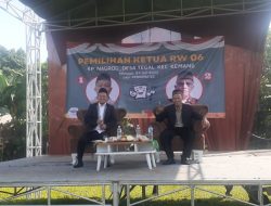 Unik, Pemilihan Ketua RW 06 Kampung Nagrog Desa Tegal Mirip Pilkades