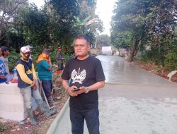 Samisade ke-3, Pemdes Dayeuh Bangun Jalan Sepanjang 800 Meter