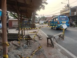 Jalan Amblas di Leuwiliang Makin Melebar, Bikin Pengendara Khawatir