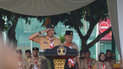 50 Warga Binaan Lapas Se-Bogor Raya Ikuti Latihan Gabungan Pramuka