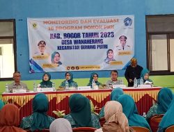 Tim TP-PKK Kabupaten Bogor Monev 5 Program Prioritas PKK Desa Wanaherang