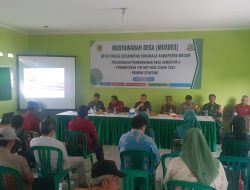 Gelar Musdes RKP, Pemdes Cikeas Sukaraja Bentuk Tim Perumus RKP 2024