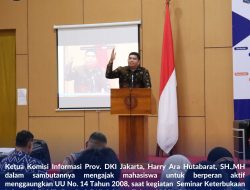 Gelar Seminar di UNJ Bareng Diskominfotik, Ketua KI DKI: UU KIP Persempit Ruang Tindak Pidana Korupsi