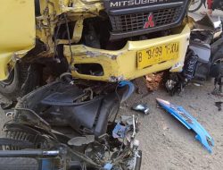Ngantuk, Sopir Truk Tabrak 4 Motor di Klapanunggal, 1 Orang Tewas