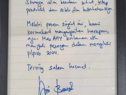 Viral Surat Anies Ajak AHY Duet pada Pilpres 2024, Tapi Kok Jadinya ke Muhaimin?