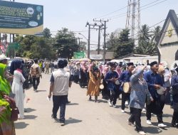 Jalan Tambang Jadi Lintasan Pawai Ta’aruf MTQ Tingkat Kabupaten Ke-45