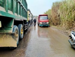 Dishub Kabupaten Bogor Belum Juga Pasang Portal Pembatas Truk Tambang di Parung Panjang