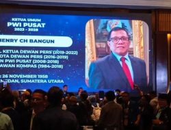 Hendry Ch Bangun Terpilih Sebagai Ketum PWI Pusat Periode 2023-2028