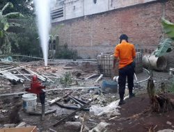 Area Semburan Air yang Diduga Bercampur Gas di Sukaraja Dipastikan Steril dari Aktivitas Warga