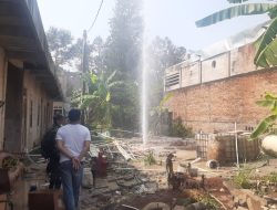 ESDM Provinsi Jabar Turun Tangan, Semburan Gas Bercampur Air di Sukaraja Karena Pengeboran Tak Berizin