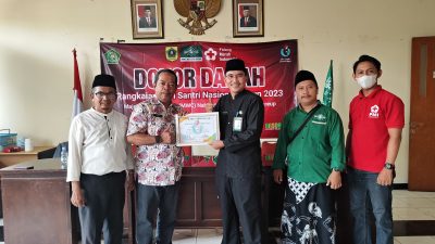 Hari Santri 2023, MWC NU Citeureup Gandeng PMI Kota Bogor Gelar Donor Darah Gratis