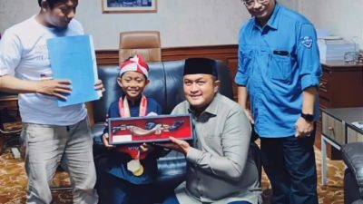 Ketua DPRD Rudy Susmanto Dukung Atlet Cilik Rasya Wakili Indonesia Bertarung di Ajang Pencak Silat Malaysia