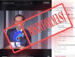 Video Viral Jokowi Fasih Berbahasa Mandarin Dipastikan Hoaks dan Menyesatkan