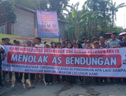 Ratusan Warga Kutamekar Cariu Tolak Tolak Pembangunan As Bendungan Cibeet