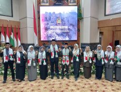 Bukti Kepedulian dan Dukungan, Rapat Paripurna DPRD Kabupaten Bogor Dipenuhi Bendera dan Atribut Palestina