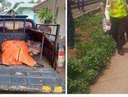 Polsek Sukaraja Gelar Olah TKP Peristiwa Pemotor Tewas Tertabrak KRL