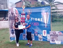 Ellena Pengusaha Baja Gelar Turnamen Sepak Bola U-40 di Gunung Putri